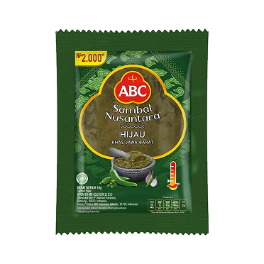 ABC Chilli Sachet Hijau 18gr 1