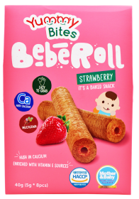 Yummy Bites Beberoll Strawberry 40gr 1
